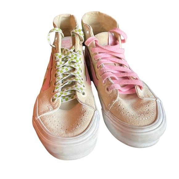 Vans Emma Mulholland on Holiday x Sk8-Hi Tapered 'Whimsical Checkerboard' Size 6 - Picture 11 of 13